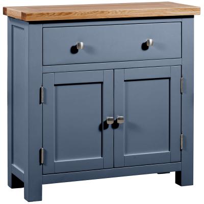 Lundy Neptune Blue Painted Compact Sideboard