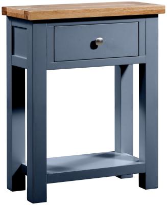 Lundy Neptune Blue Painted Small Console Table