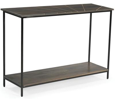 Fowey Dark Brown Mango Wood Console Table