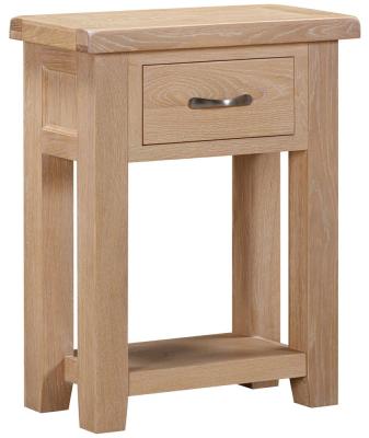 Wilmont Oak 1 Drawer Small Console Table