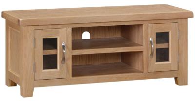 Wilmont Oak 2 Door Large Tv Unit