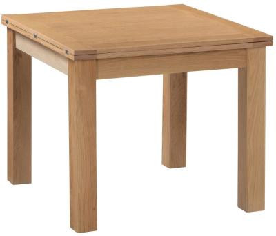 Appleby Oak 26 Seater Flip Top Extending Dining Table