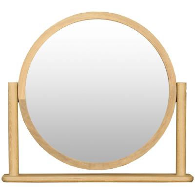 Twyford Oak Round Dressing Mirror