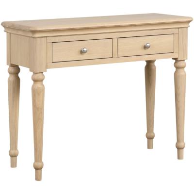 Romford Oak 2 Drawer Dressing Table