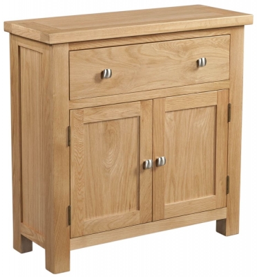Product photograph of Appleby Oak Compact Sideboard from Choice Furniture Superstore