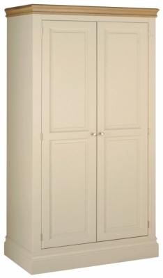 Product photograph of Versailles Painted 2 Door Ladies Wardrobe - Comes In Ivory Painted Stone Painted And Bluestar Painted Options from Choice Furniture Superstore