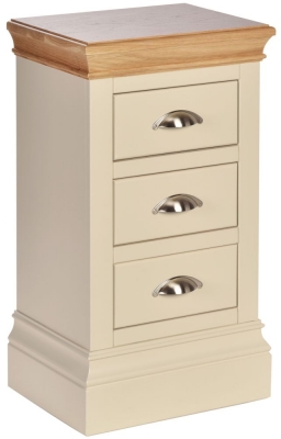 Product photograph of Versailles Painted Compact Bedside Cabinet - Comes In Ivory Painted Stone Painted And Bluestar Painted Options from Choice Furniture Superstore