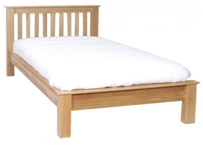 Product photograph of Nimbus Oak Bed - Comes In 3ft Single 4ft 6in Double And 5ft King Size Options from Choice Furniture Superstore
