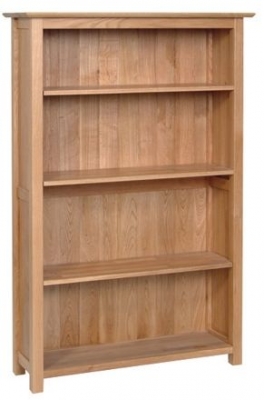 Product photograph of Nimbus Oak Bookcase from Choice Furniture Superstore