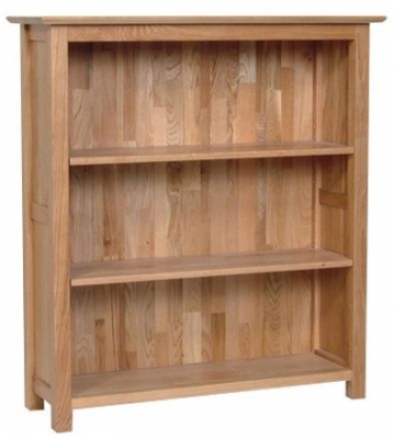 Product photograph of Nimbus Oak Low Bookcase from Choice Furniture Superstore