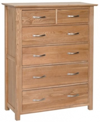 Product photograph of Nimbus Oak 4 2 Drawer Chest from Choice Furniture Superstore