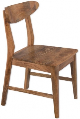 Product photograph of 2 X Mid Century Solid Wood Dining Chair from Choice Furniture Superstore