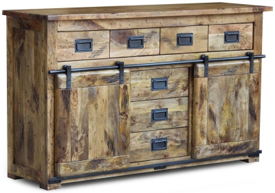 Product photograph of Renwal Iron Works Mango Wood Sideboard from Choice Furniture Superstore