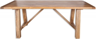 Product photograph of Bombay Mango Wood Medium Dining Table from Choice Furniture Superstore