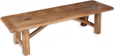 Product photograph of Bombay Mango Wood Medium Bench from Choice Furniture Superstore