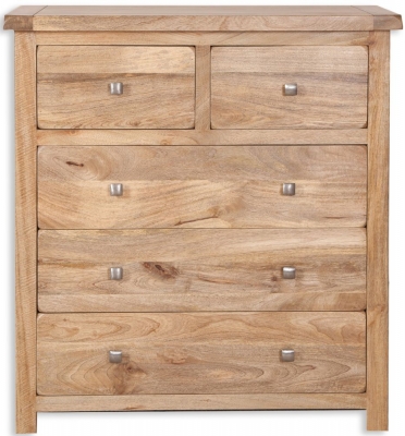 Product photograph of Bombay Mango Wood 2 3 Drawer Chest from Choice Furniture Superstore