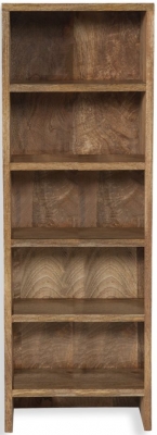 Product photograph of Cube Natural Mango Wood Cd Dvd Rack from Choice Furniture Superstore