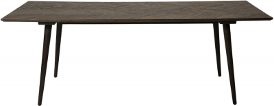 Product photograph of Dan Form Bone Reclaimed Elm 220cm Rectangular Dining Table from Choice Furniture Superstore