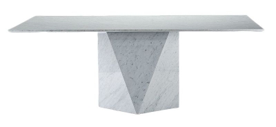Product photograph of Stone International Freedom Marble Dining Table from Choice Furniture Superstore