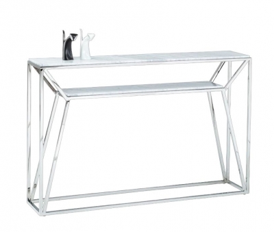 Stone International Ginza Marble and Metal Console Table