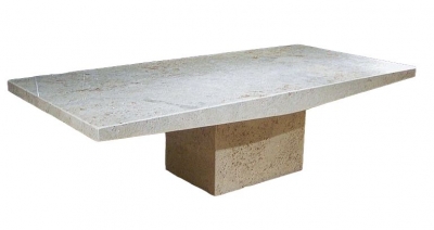 Product photograph of Stone International Roma Boat Edge Marble Occasional Table from Choice Furniture Superstore