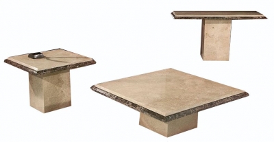 Stone International Parthenon Marble Occasional Table