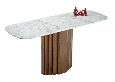 Product photograph of Stone International Mayfair Marble Console Table from Choice Furniture Superstore