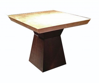 Clepsy Marble Occasional Table With Wooden Base Variation Available