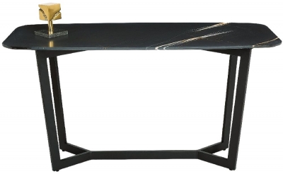 Product photograph of Oscar Marble Console Table With Metal Base - Variation Available from Choice Furniture Superstore