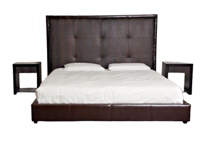 Product photograph of Stone International America Leather Bed from Choice Furniture Superstore