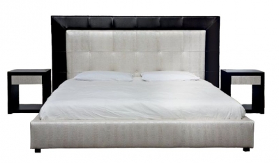 Product photograph of Stone International Excelsior Leather Bed from Choice Furniture Superstore