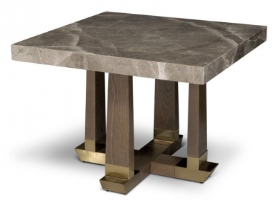 Product photograph of Stone International Daytona Marble And Wood Lamp Table from Choice Furniture Superstore