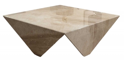 Product photograph of Stone International Origami Marble Occasional Tables from Choice Furniture Superstore