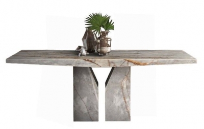 Product photograph of Stone International Zenith Marble Dining Table from Choice Furniture Superstore