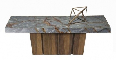 Product photograph of Stone International Empire Marble And Wood Occasional Tables from Choice Furniture Superstore