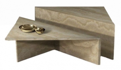 Product photograph of Stone International Miro Marble Occasional Tables from Choice Furniture Superstore