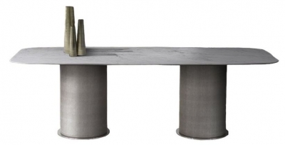 Product photograph of Stone International Prestige Marble Dining Table from Choice Furniture Superstore