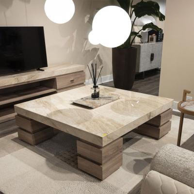 Goya Marble Top Square Coffee Table 120cm Variation Available