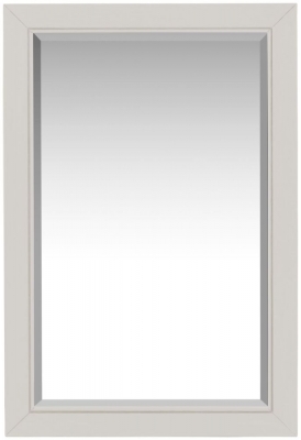 Product photograph of Berkeley Grey Painted Rectangular Wall Mirror - 60cm X 90cm from Choice Furniture Superstore