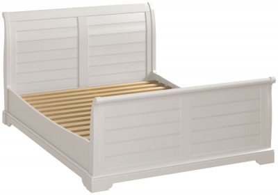 Berkeley Grey Painted Sleigh Bed - Comes in 4ft 6in Double, 5ft King Size & 6ft Queen Size Options