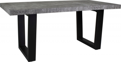 Product photograph of Fusion Grey Concrete Effect 100cm Coffee Table from Choice Furniture Superstore