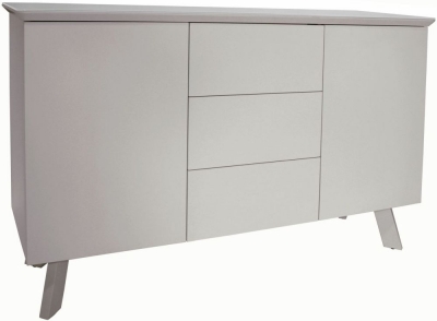 Product photograph of Flux Cappuccino Glass Top Large Sideboard from Choice Furniture Superstore