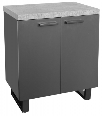 Product photograph of Fusion Stone Effect 2 Door Storage Cabinet from Choice Furniture Superstore