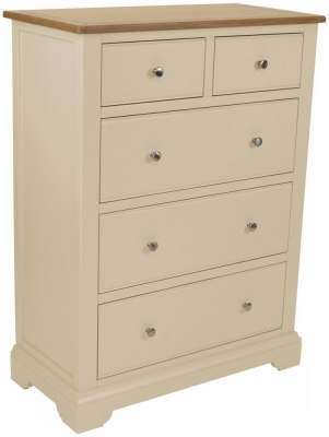 Image of Harmony Cobblestone Painted 2+3 Drawer Chest