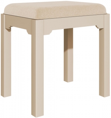 Product photograph of Harmony Cobblestone Painted Dressing Stool from Choice Furniture Superstore