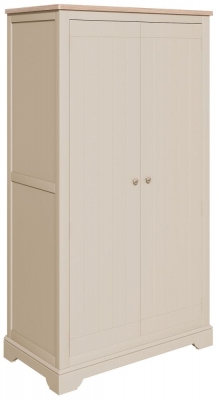 Product photograph of Harmony Cobblestone Painted Wardrobe from Choice Furniture Superstore