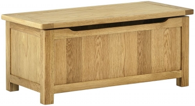 Portland Blanket Box - Comes in Oak and Stone Painted