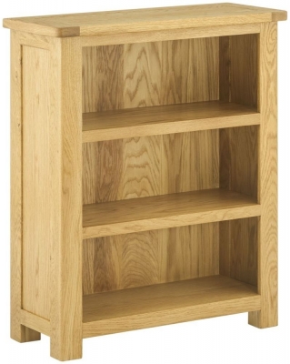 Product photograph of Portland Small Bookcase - Comes In Oak Stone Painted Ivory White Painted from Choice Furniture Superstore