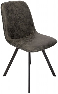 Product photograph of Tetro Grey Fabric Dining Chair Pack Of 4 from Choice Furniture Superstore