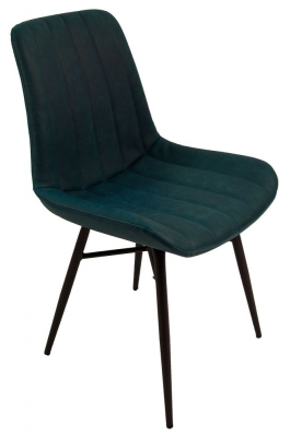 Product photograph of Croft Vintage Blue Dining Chair Sold In Pairs from Choice Furniture Superstore